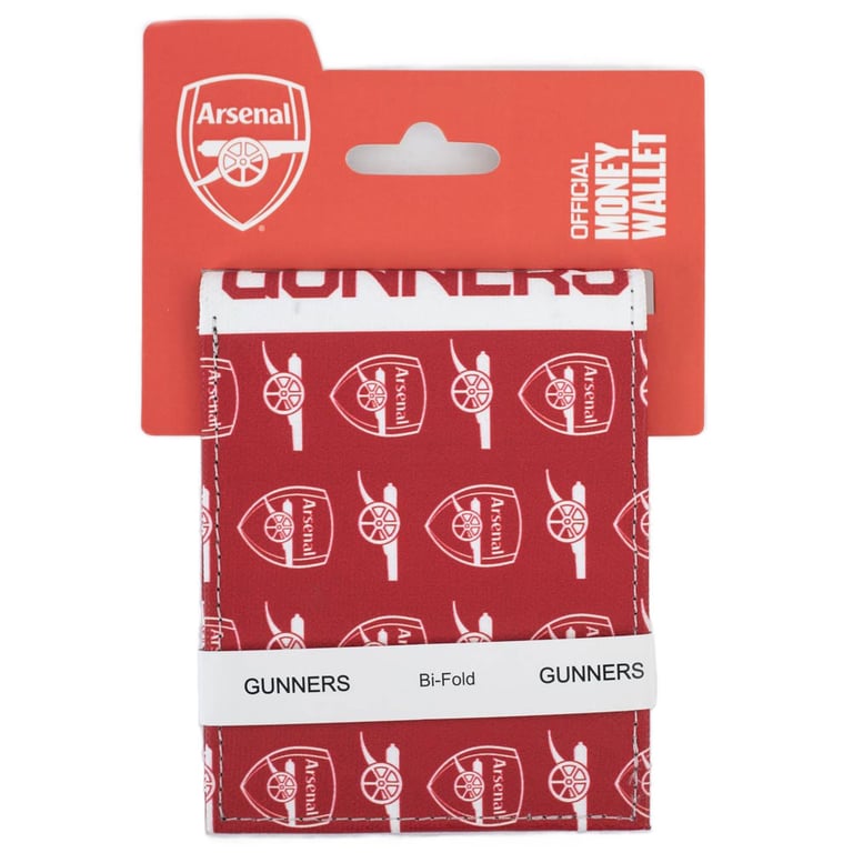 Arsenal FC Multi-Icon Coloured Canvas Bi-Fold Wallet