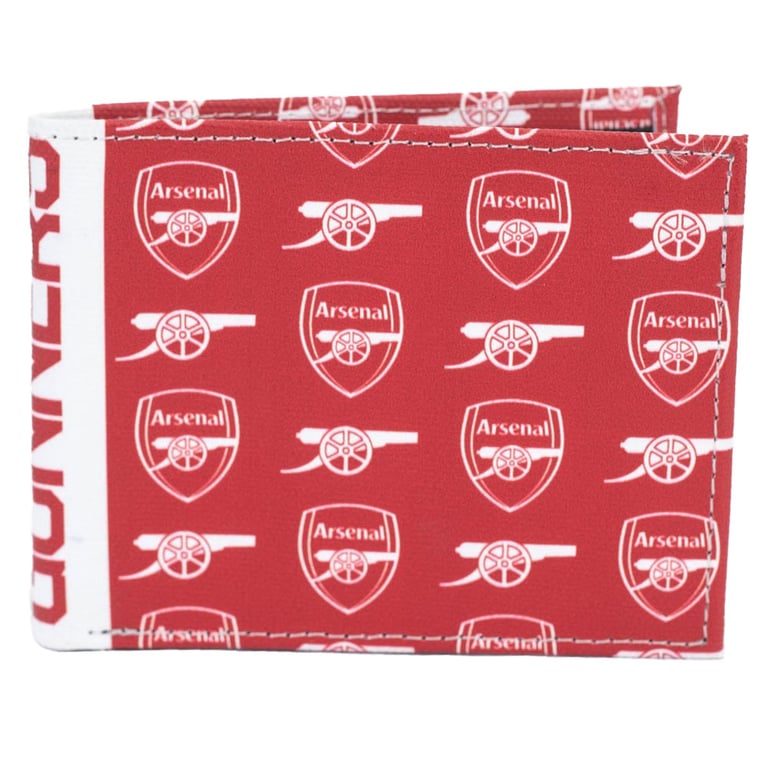 Arsenal FC Multi-Icon Coloured Canvas Bi-Fold Wallet