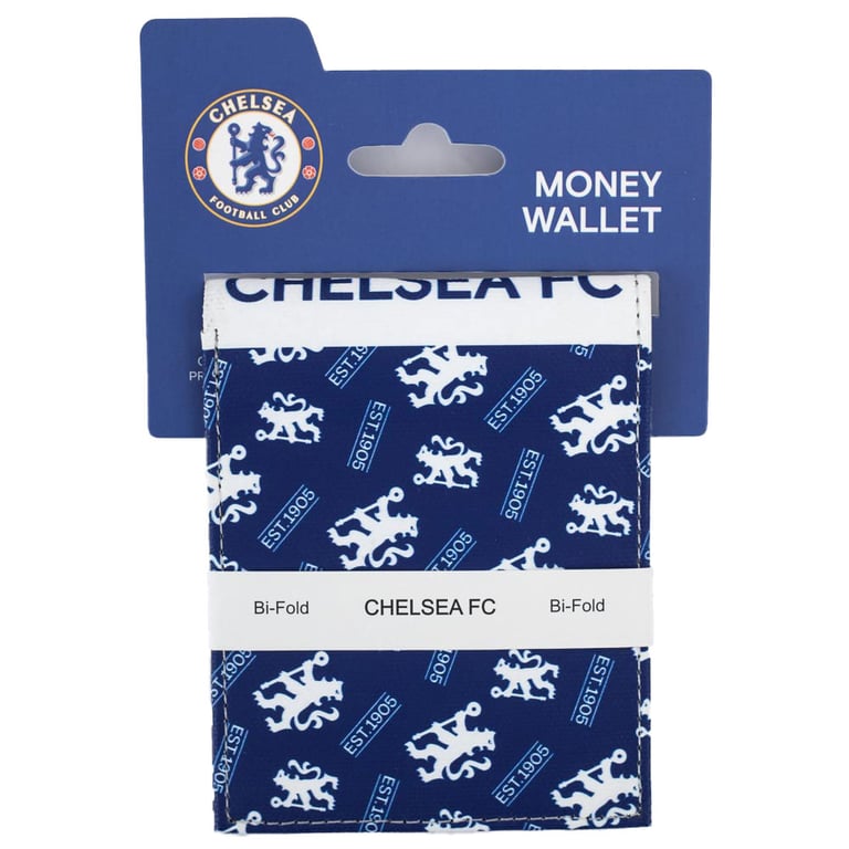 Chelsea FC Multi Icon Bi-Fold Wallet - Card Holder & Note Pocket