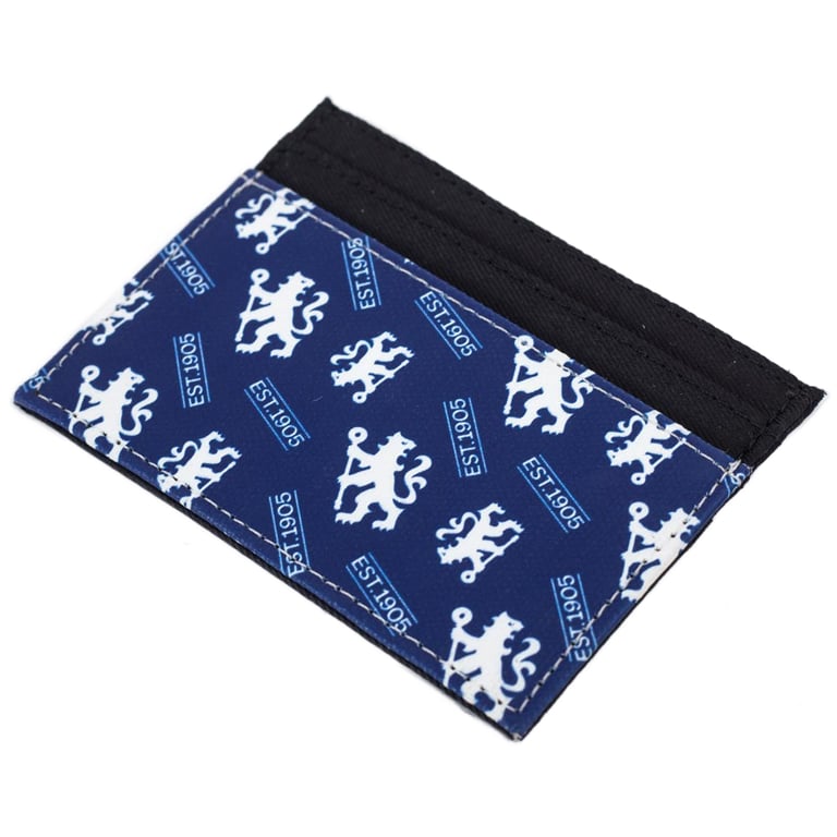 Chelsea FC Multi Icon Brushed Canvas 6 Card Holder