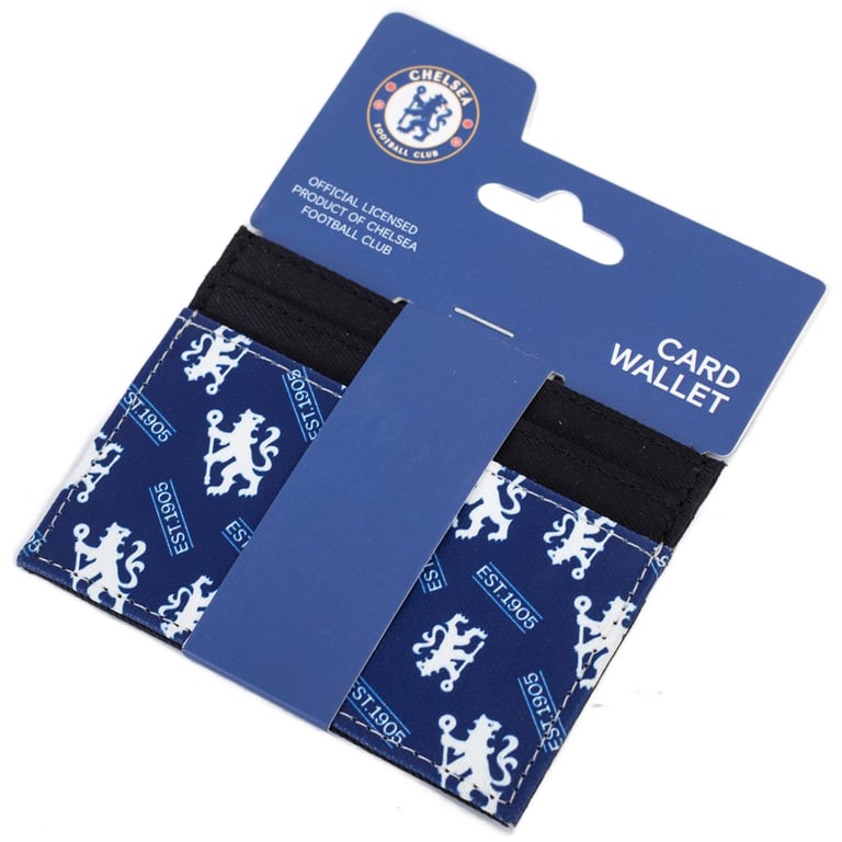 Chelsea FC Multi Icon Brushed Canvas 6 Card Holder