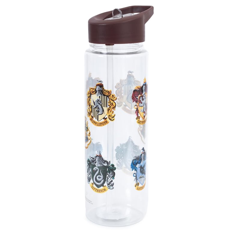 Harry Potter Hogwarts Crests Plastic Drinkware Set - Screw Top Water Bottle