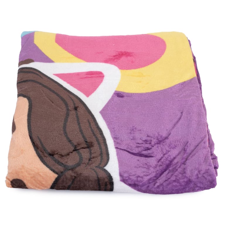 Gabby s Dollhouse Extra Large Luxury Soft Fleece Blanket - Vibrant Purple Snuggle Blanket