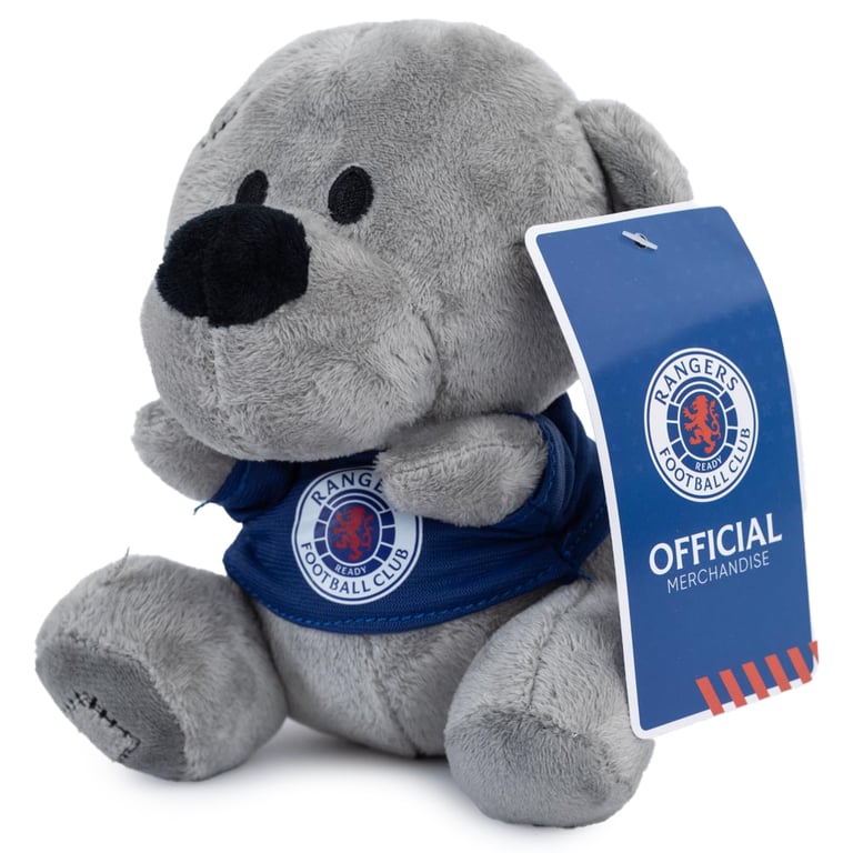 Rangers FC Timmy Bear - Soft 100 Polyester Plush Toy with Club Crest T-Shirt