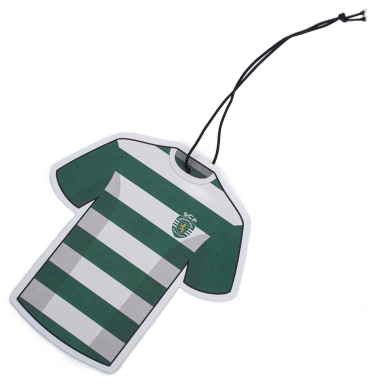 Sporting CP Kit Long Lasting Shirt Shaped Air Freshener with Black Hanging String