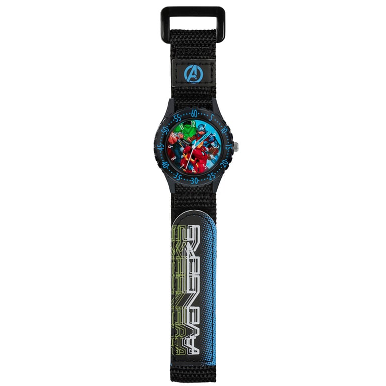 Avengers Time Teacher Junior Analogue Watch - 1 Year Guarantee, Silicone Strap, Metal Casing