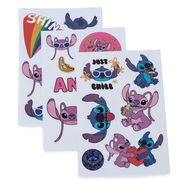 Lilo & Stitch Vinyl Tech Stickers Set - 34 Self-Adhesive Designs for Phones and Tablets