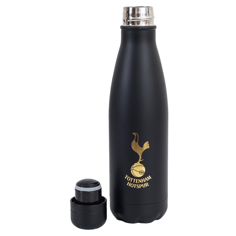 Tottenham Hotspur FC 24hr Thermal Stainless Steel Flask with Gold Spurs Crest