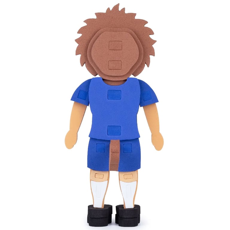 Chelsea FC Foam Mascot Puzzle - 41pc Buildable Replica for Kids Ages 3