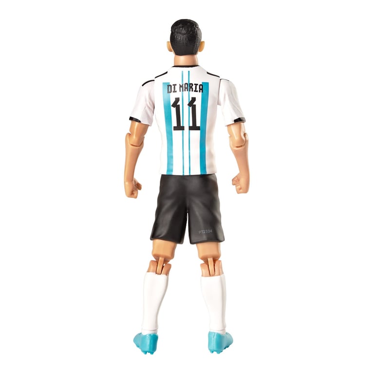 Argentina Di Maria 20cm Articulated Action Figure - Official Licensed Collectible with Jersey and Football Accessory