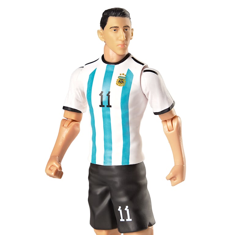 Argentina Di Maria 20cm Articulated Action Figure - Official Licensed Collectible with Jersey and Football Accessory