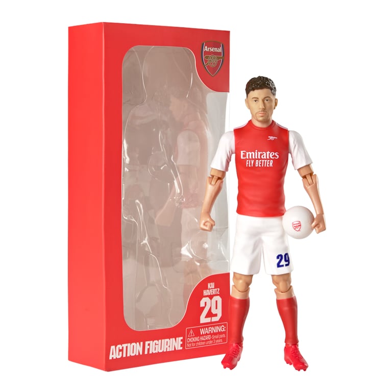 Arsenal FC Kai Havertz 20cm Detailed Action Figure with 10 Points of Articulation