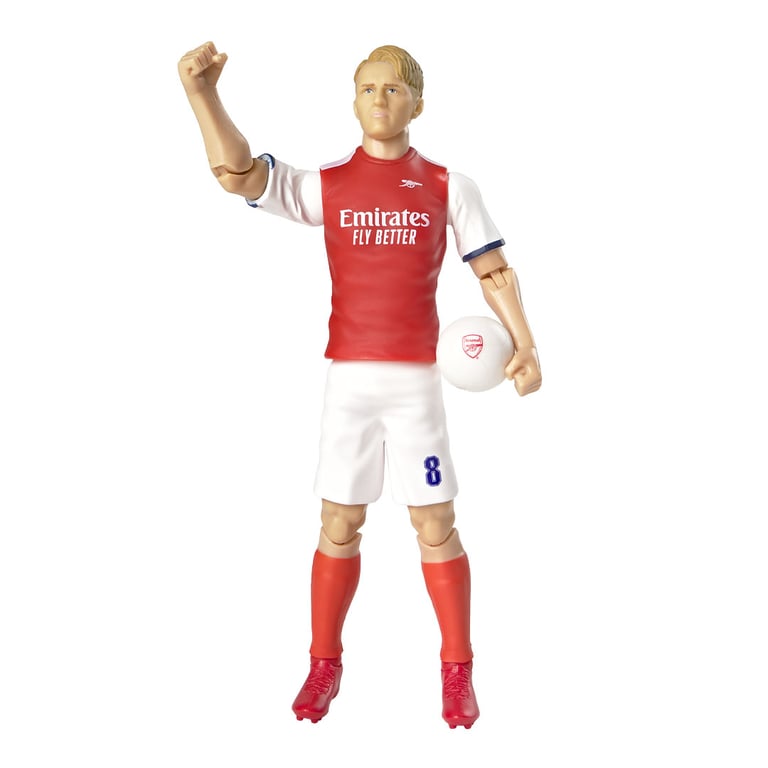 Arsenal FC Odegaard 20cm Detailed Action Figure - 10 Points of Articulation
