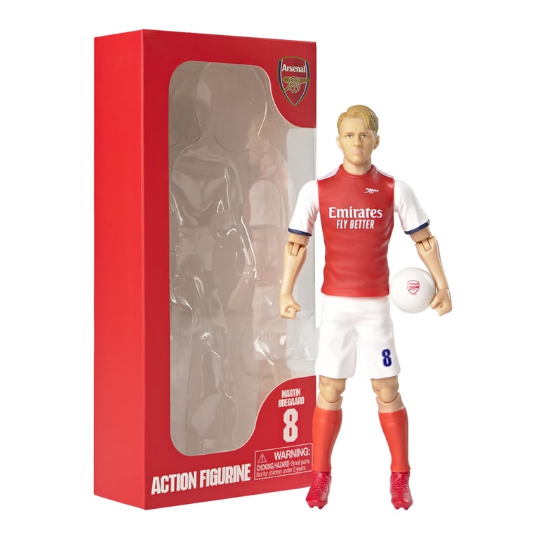 Arsenal FC Odegaard 20cm Detailed Action Figure - 10 Points of Articulation