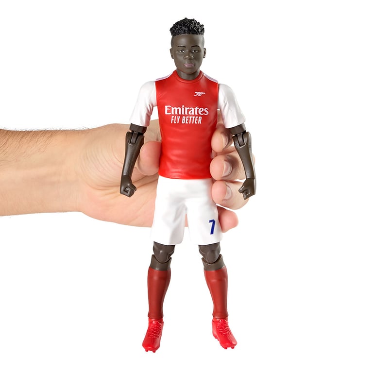Arsenal FC Saka 20cm Detailed Action Figure with Articulation & Football