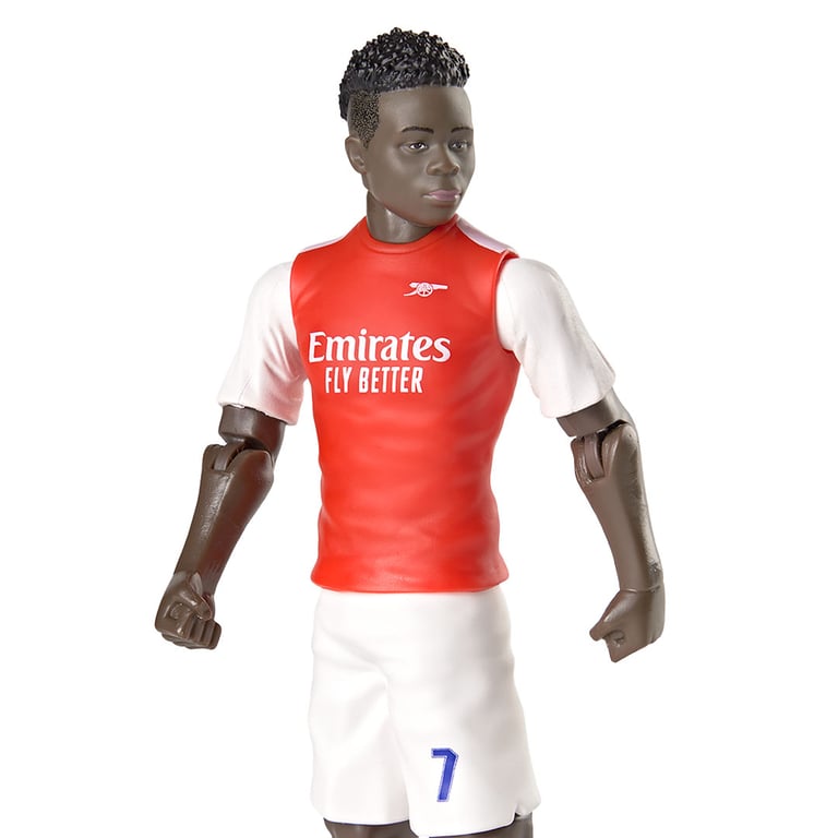 Arsenal FC Saka 20cm Detailed Action Figure with Articulation & Football