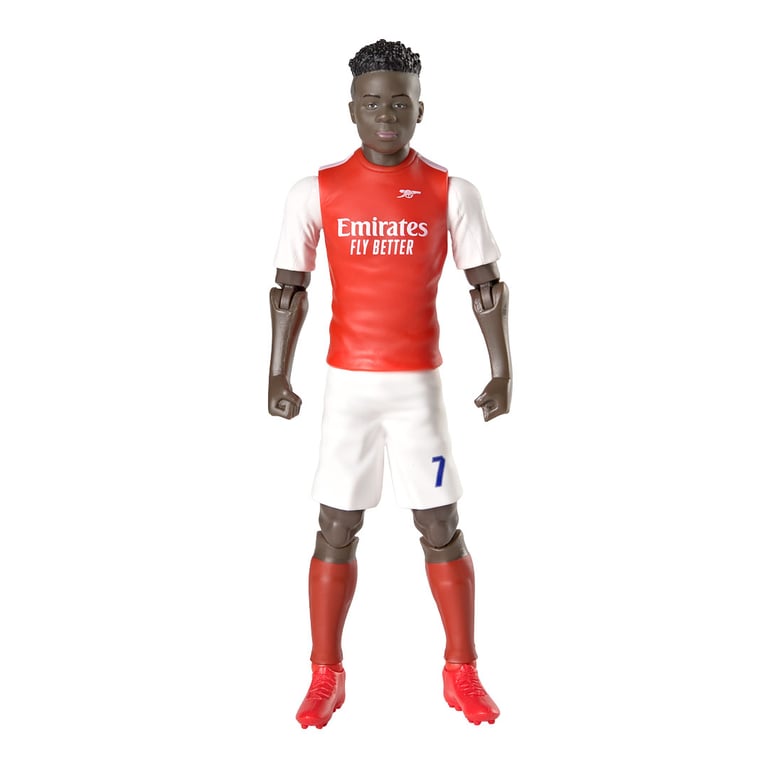 Arsenal FC Saka 20cm Detailed Action Figure with Articulation & Football