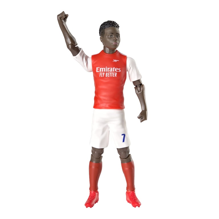 Arsenal FC Saka 20cm Detailed Action Figure with Articulation & Football