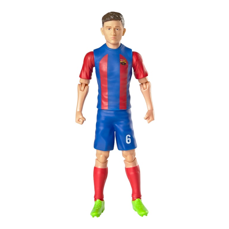 FC Barcelona Gavi 20cm Detailed Action Figure with Barca Football & Articulation