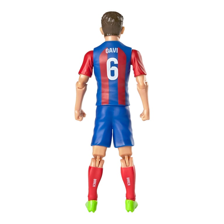 FC Barcelona Gavi 20cm Detailed Action Figure with Barca Football & Articulation
