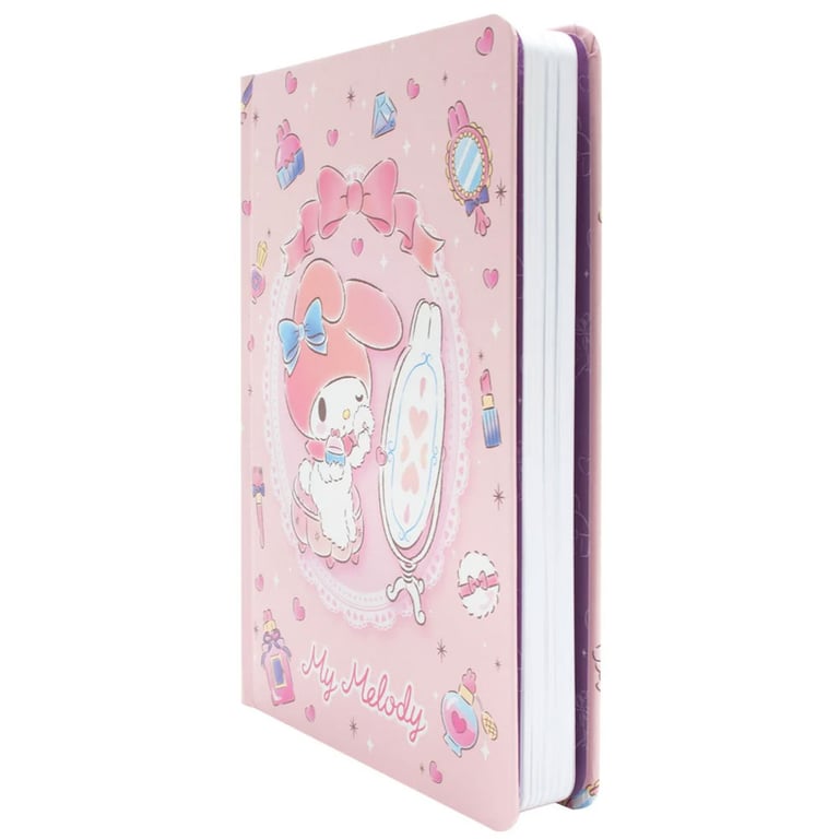My Melody A5 Hard Backed Notebook - 120 Lined Pages, 80 Gsm Paper