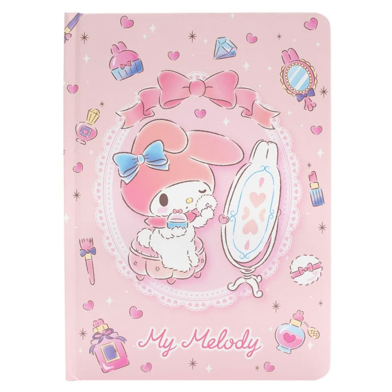 My Melody A5 Hard Backed Notebook - 120 Lined Pages, 80 Gsm Paper