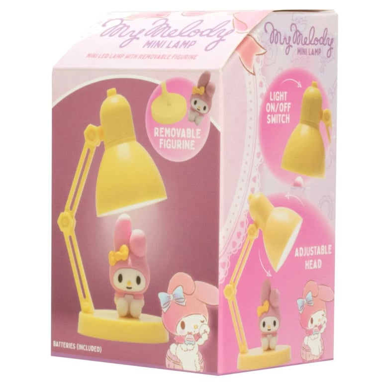 My Melody Adjustable LED Desk Lamp with Removable Chibi Figurine