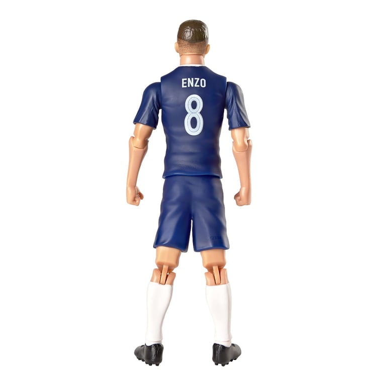 Chelsea FC Enzo 20cm Action Figure - Detailed Figurine with Team Kit and Football Included