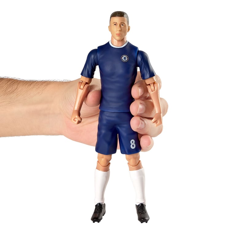 Chelsea FC Enzo 20cm Action Figure - Detailed Figurine with Team Kit and Football Included