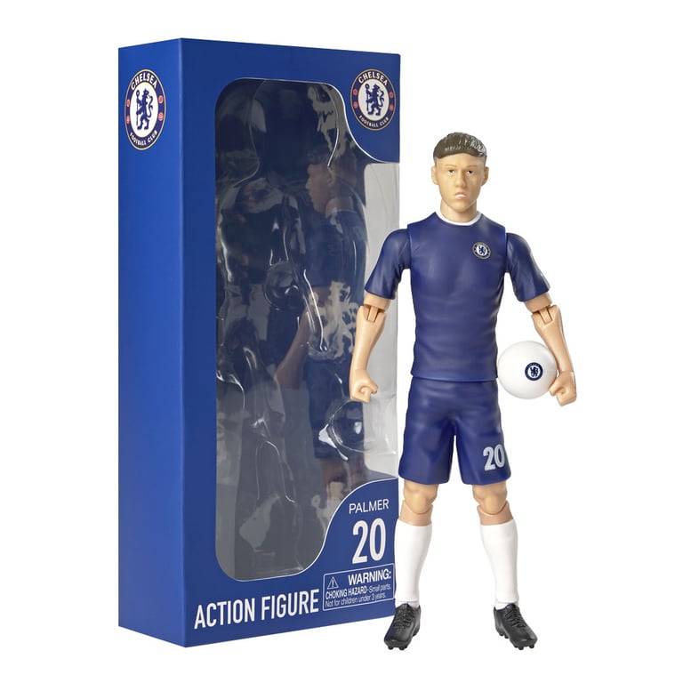 Chelsea FC Cole Palmer 20cm Articulated Action Figure with Team Kit and Football