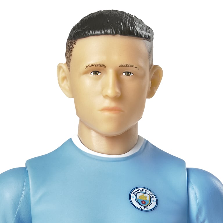 Manchester City FC Foden 20cm Action Figure with 10 Points of Articulation and City Football Included