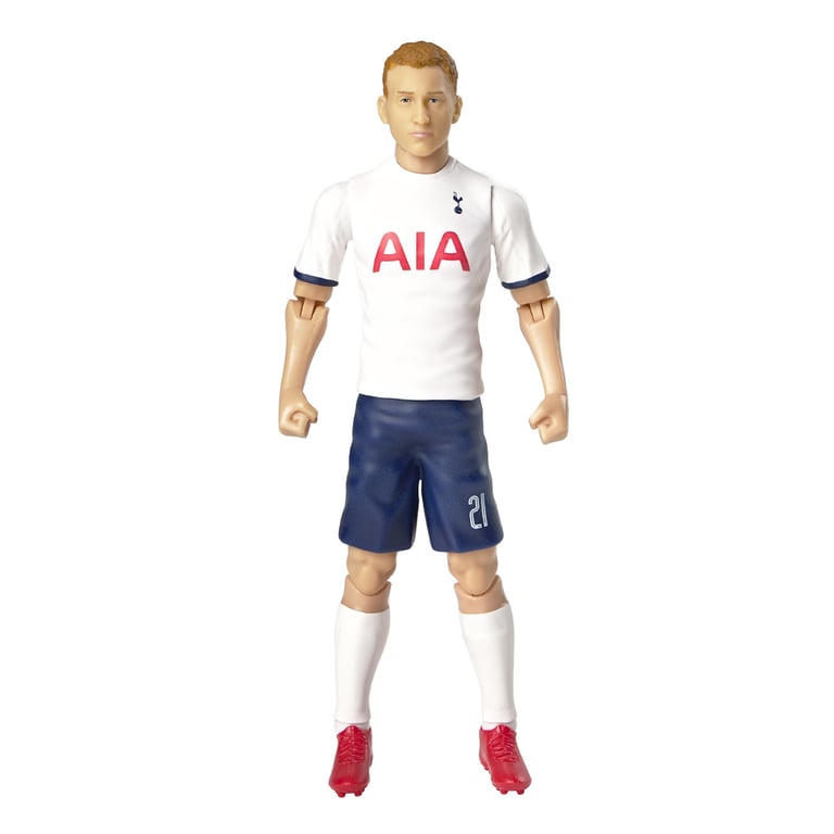 Tottenham Hotspur FC Kulusevski 20cm Action Figure - Detailed Articulated Figurine with Team Kit and Ball