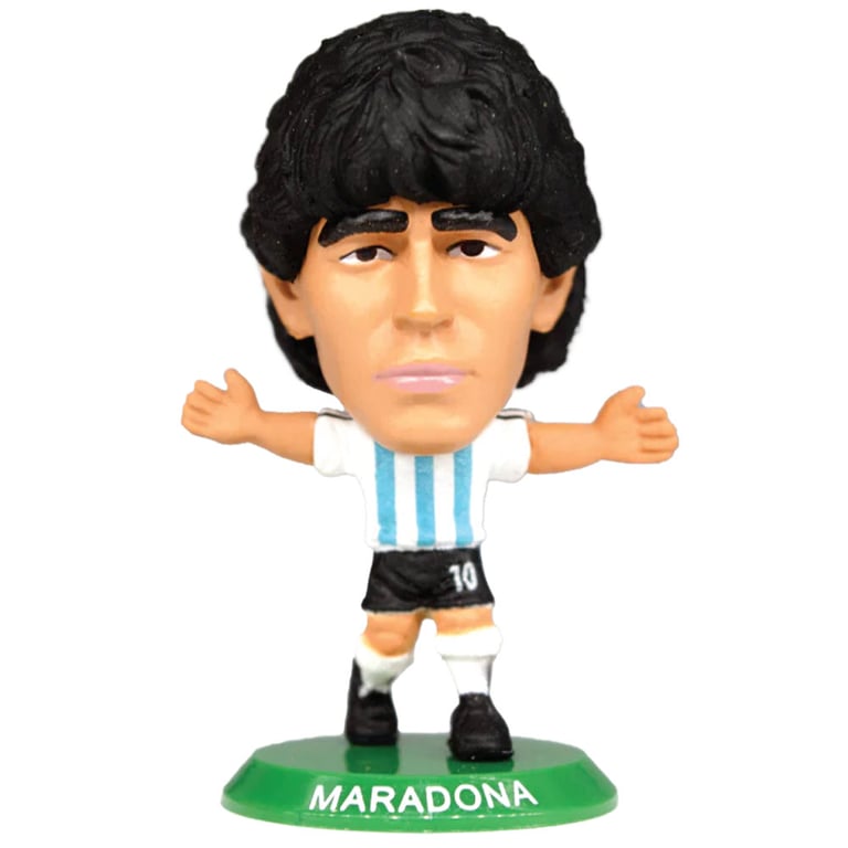 Maradona Argentina SoccerStarz 5cm Tall Collectible Figure on Green Base