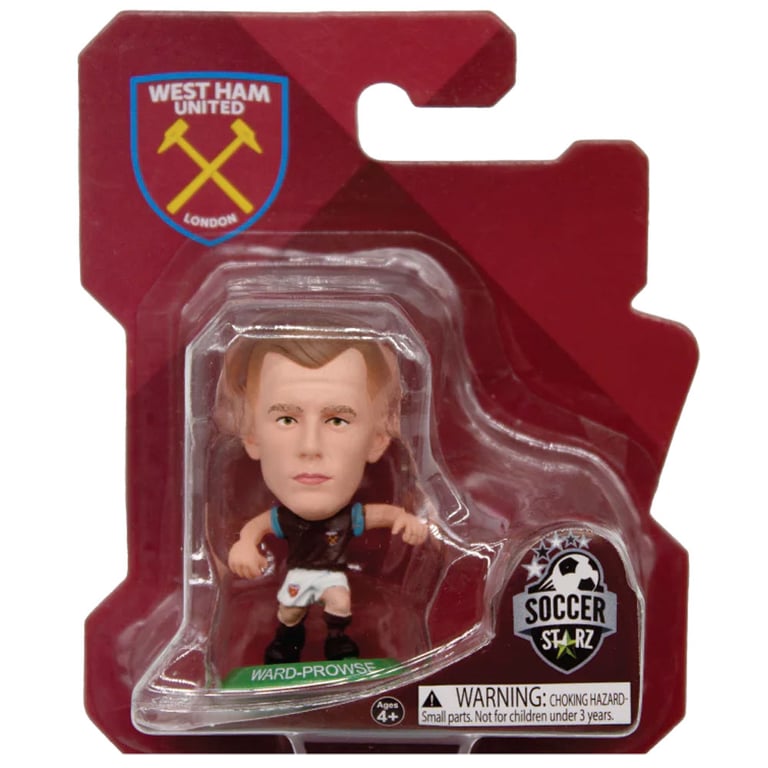 West Ham United FC SoccerStarz James Ward-Prowse Collectible Figurine - 5cm Tall in Classic Home Kit