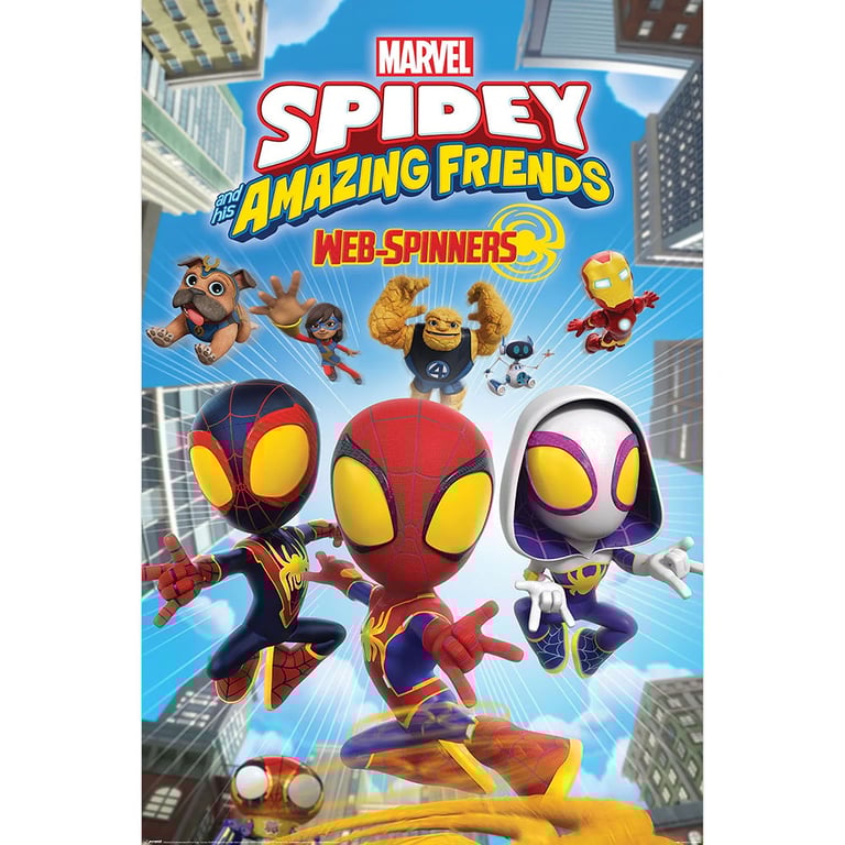 Spidey and His Amazing Friends 113 Maxi Poster - High Resolution Marvel Artwork on Gloss Paper