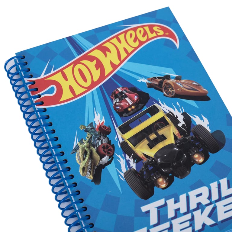 Hot Wheels Thrill Seeker Spiral Bound A5 Notebook