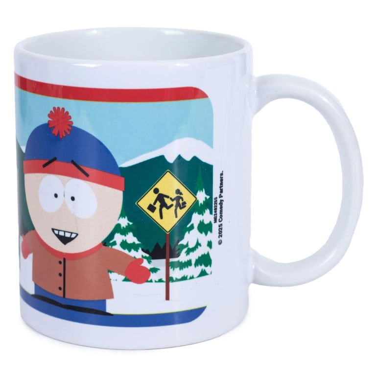South Park Stan Ceramic Coffee Mug Featuring Iconic Sign Design