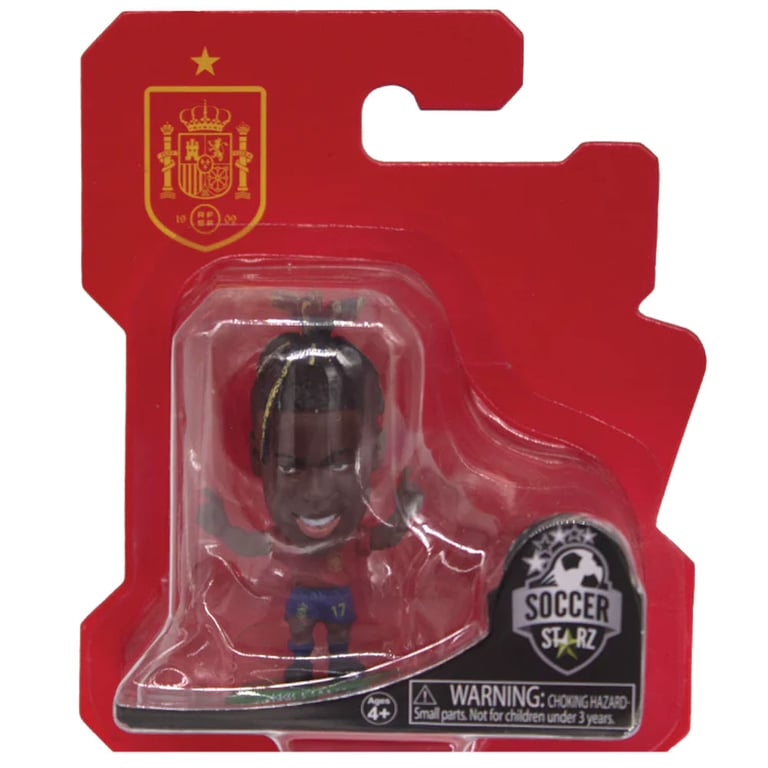 Spain SoccerStarz Nico Williams Collectable Figure - Classic Home Kit 5cm Tall