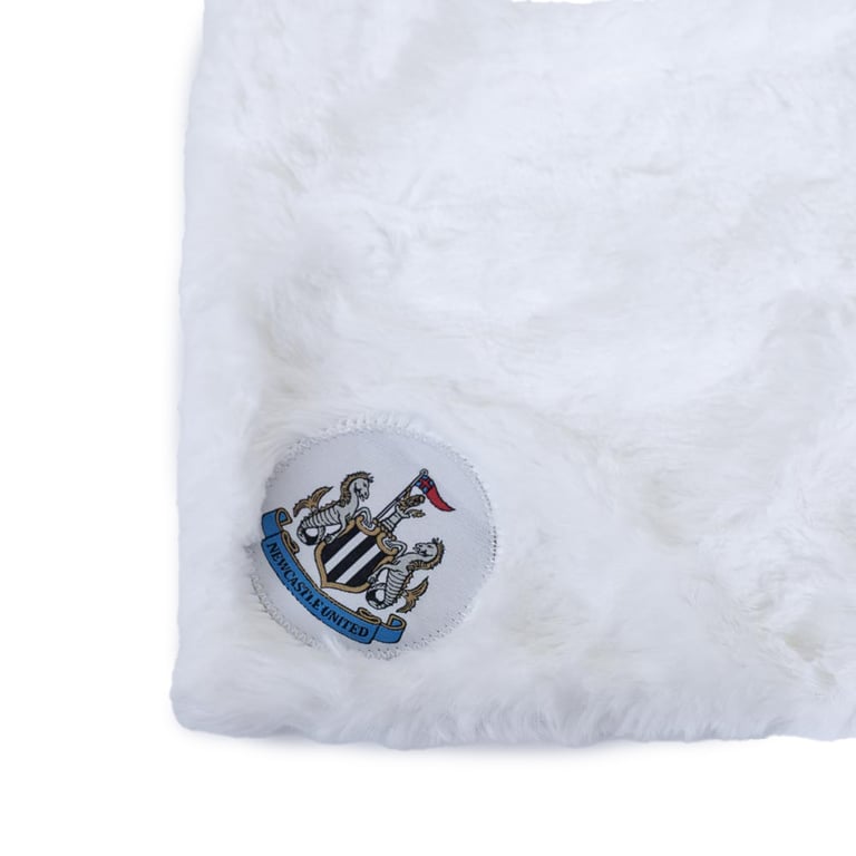 Newcastle United FC Soft Velboa Rabbit Baby Comforter