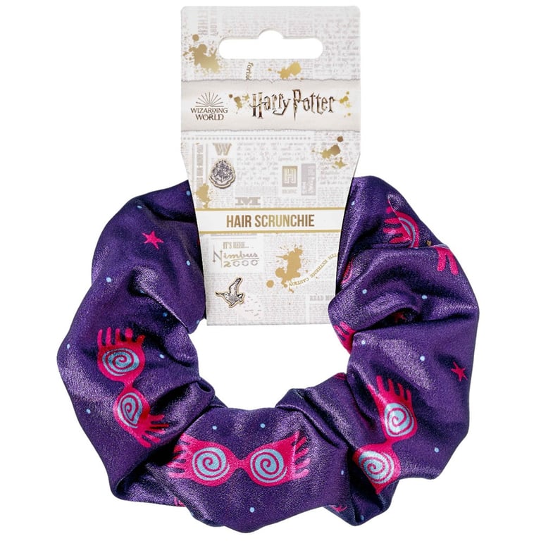 Harry Potter Luna Lovegood Colourful Satin Hair Scrunchie featuring Spectrespecs