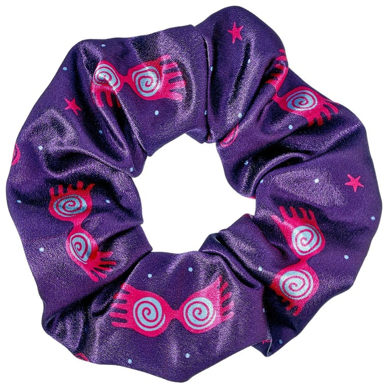 Harry Potter Luna Lovegood Colourful Satin Hair Scrunchie featuring Spectrespecs