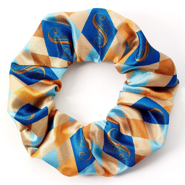 Shiz University Satin Hair Scrunchie - Colourful Logo Hairband