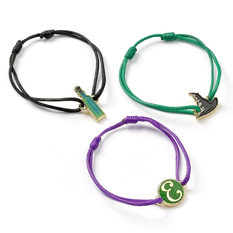 Elphaba Friendship Bracelet Set - Adjustable Cord Jewellery from Barbie Collection
