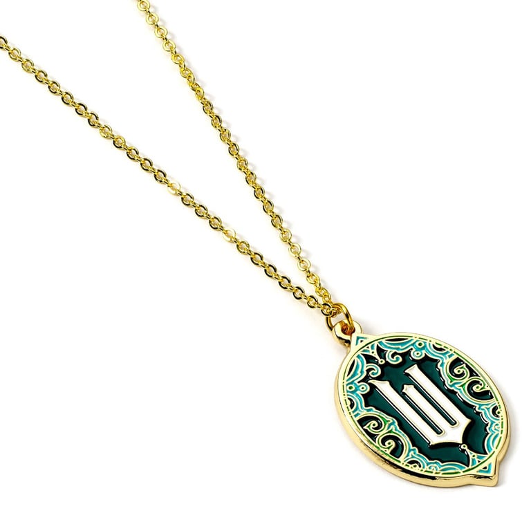 Wicked Silver Plated Emerald City Link Chain Necklace with Extender