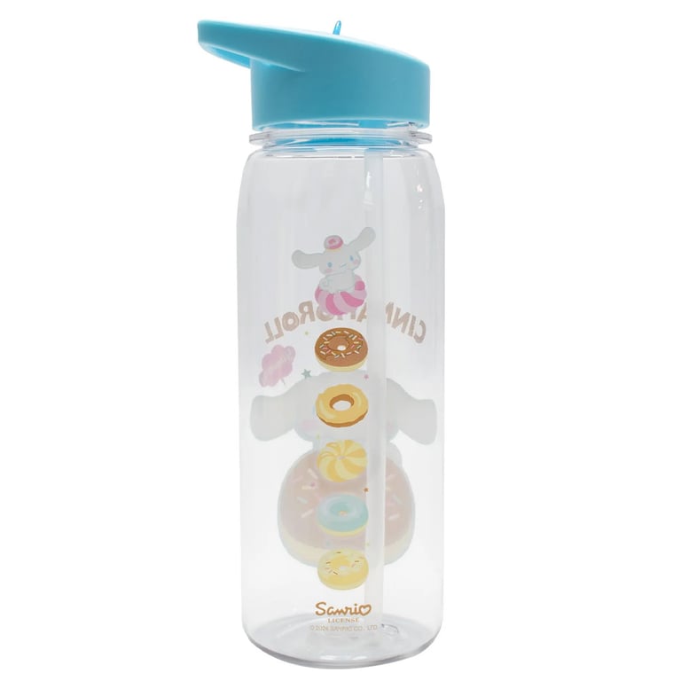 Cinnamoroll Flip Top Drinks Bottle - Pastel Coloured, Yummy! Design, Hand Wash Only