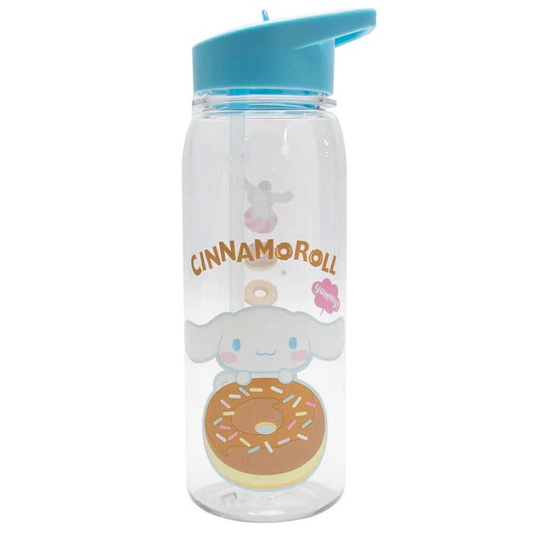 Cinnamoroll Flip Top Drinks Bottle - Pastel Coloured, Yummy! Design, Hand Wash Only