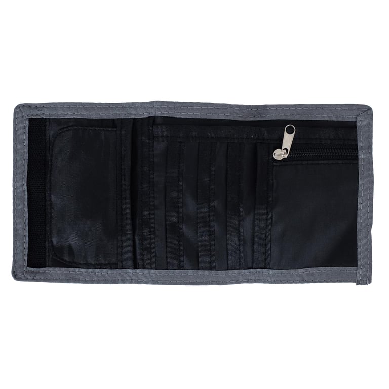 Chelsea FC Black Geo Design Club Crest Wallet - 7 Compartments and Zipped Pocket