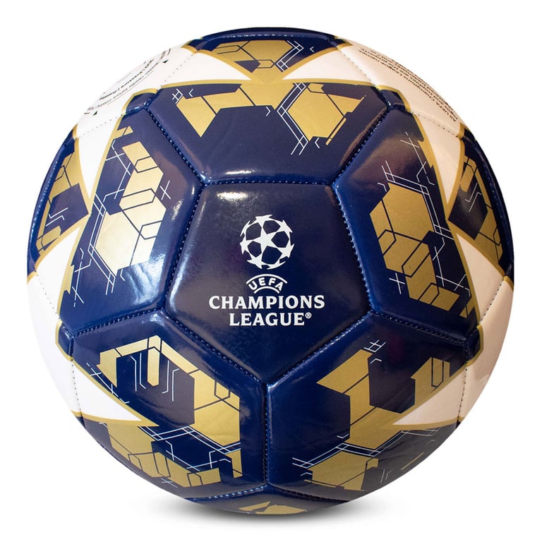 UEFA Champions League 32 Panel Navy Star PVC Football