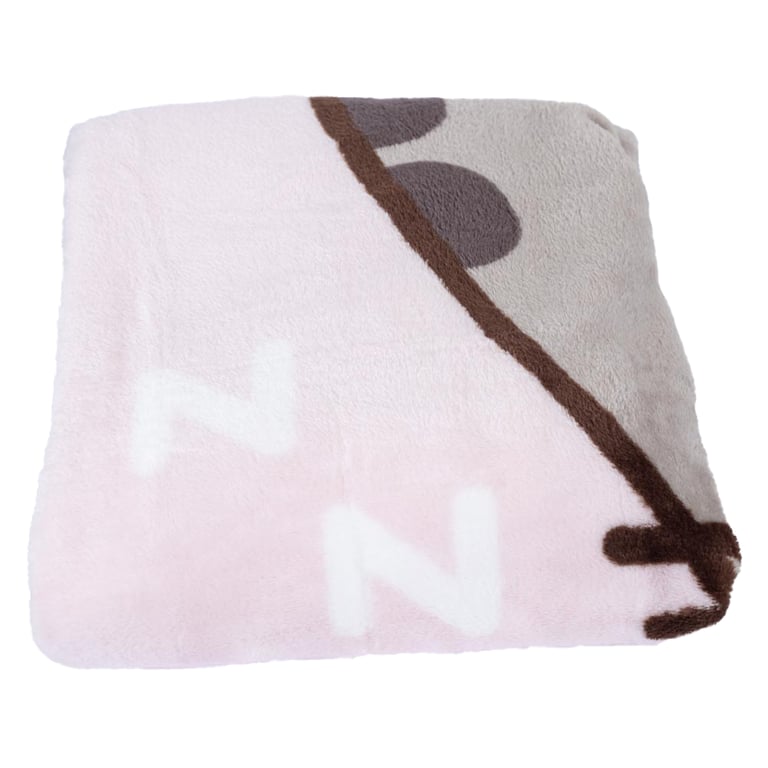 Pusheen Nap Time Premium Fleece Blanket - Soft Coral Fleece Baby Pink Snuggle Blanket