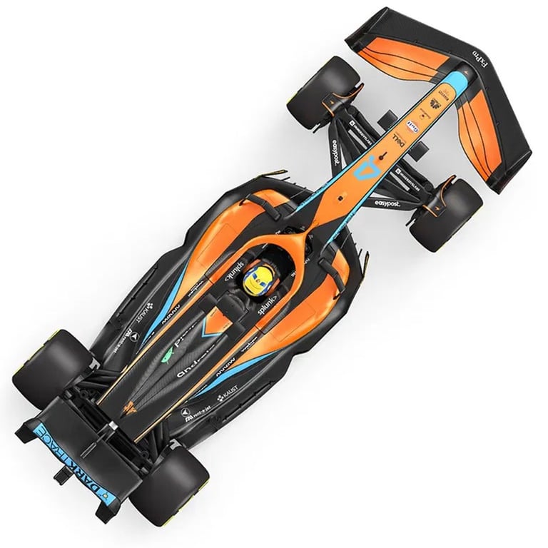 McLaren F1 MCL36 1:18 Scale Radio Controlled Car - Spring Suspension & Multi Direction Driving